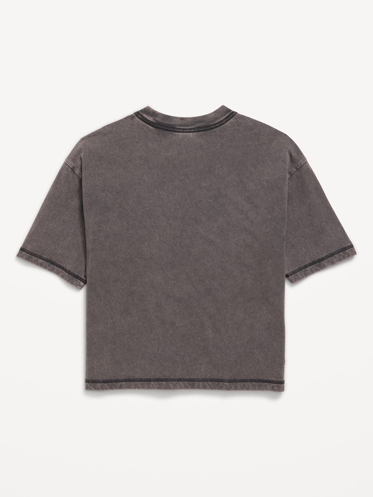 Oversized Short-Sleeve Boxy T-Shirt for Boys