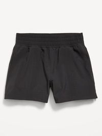 High-Waisted StretchTech Performance Shorts for Girls