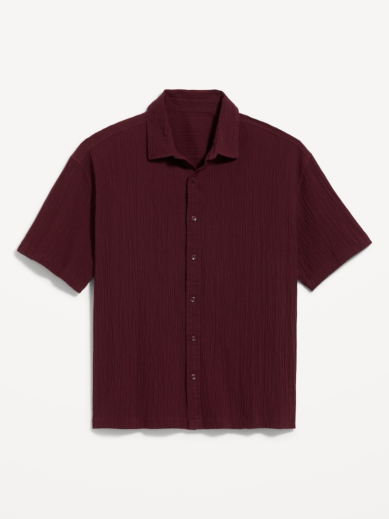Loose Fit Textured Shirt