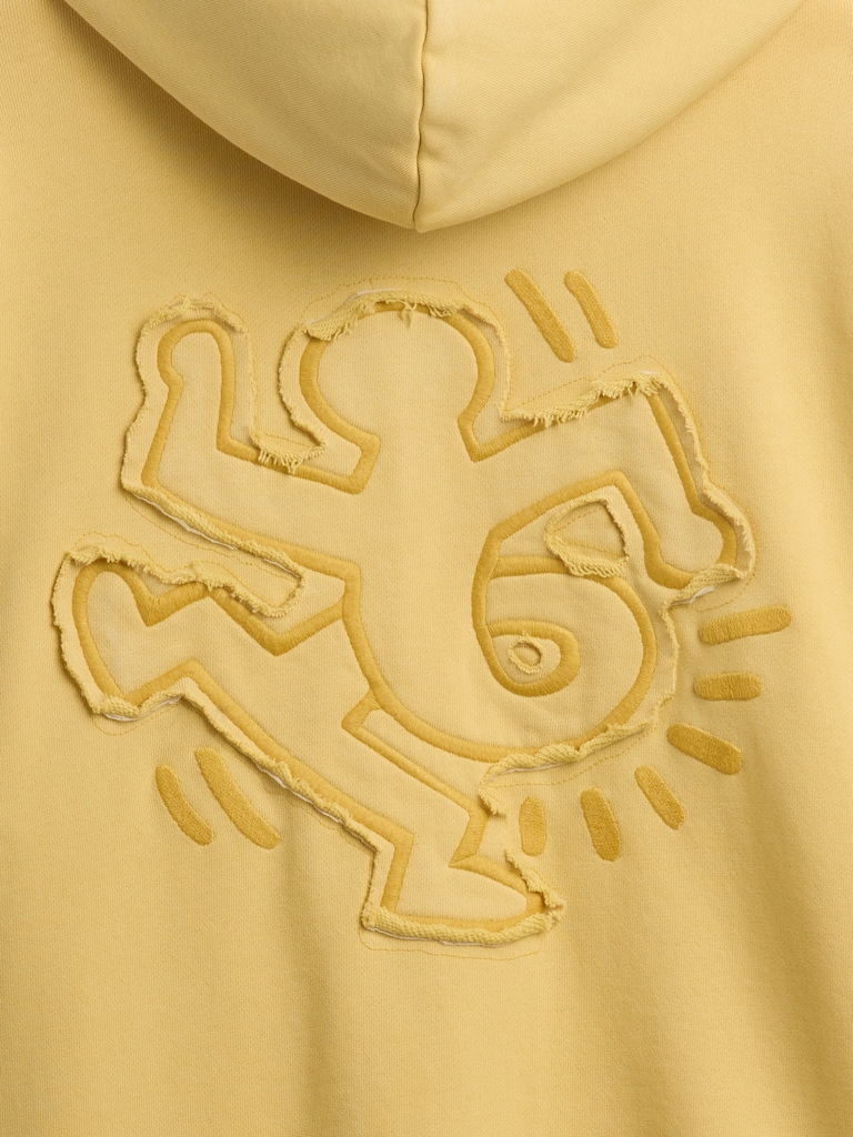 Keith Haring Heavyweight Crop Zip Hoodie