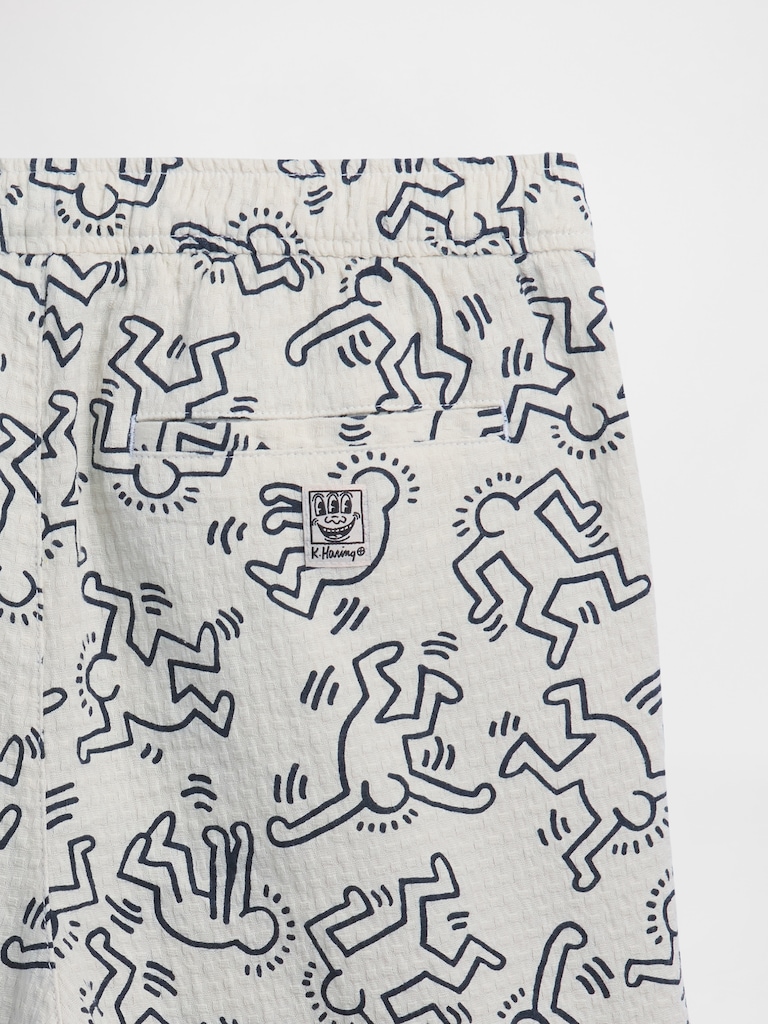 Keith Haring Textured Easy Shorts