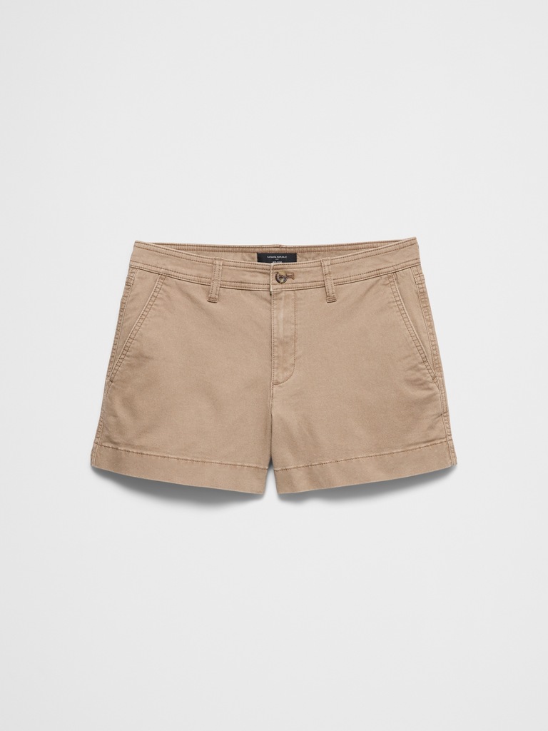 Mid-Rise Chino Short