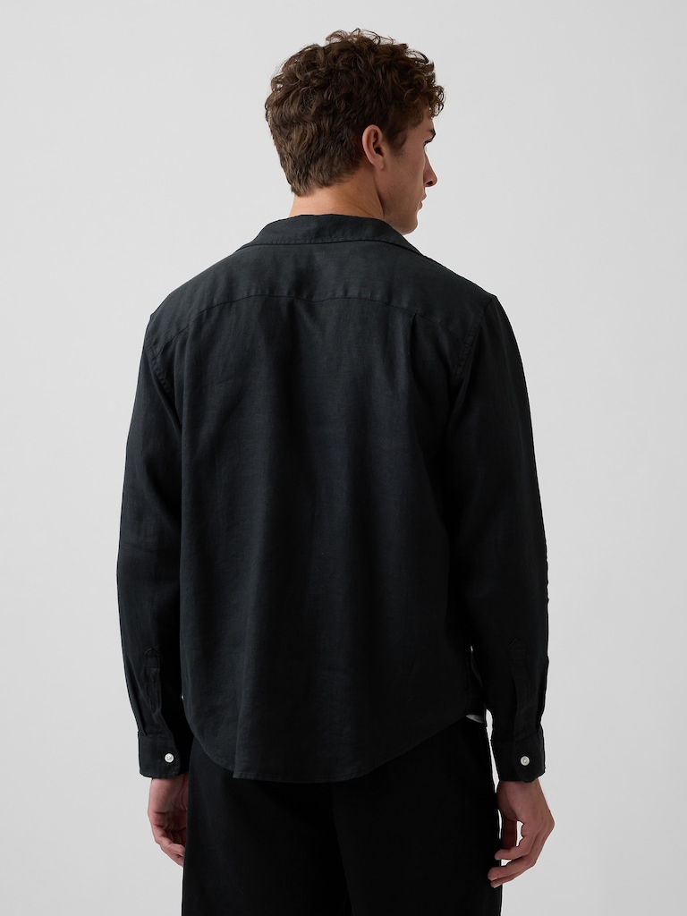 100% Linen Relaxed Shirt