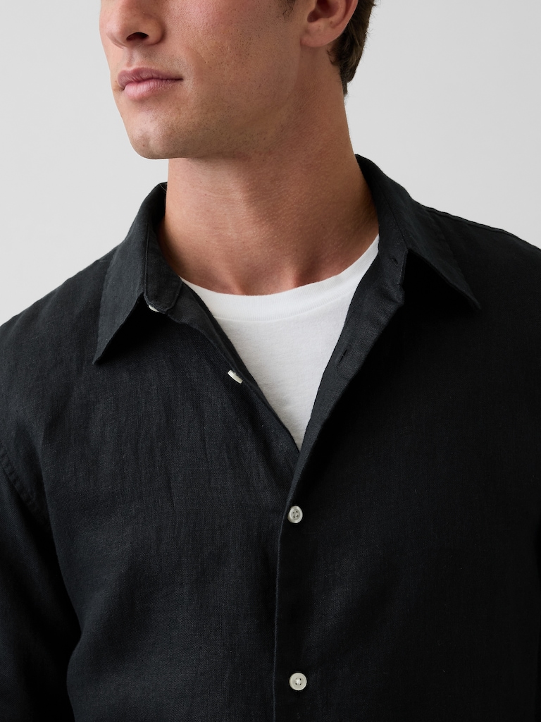 100% Linen Relaxed Shirt