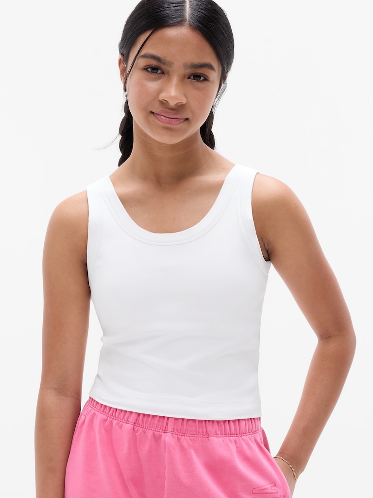Athleta Girl Rise Above Rib Scoop Tank