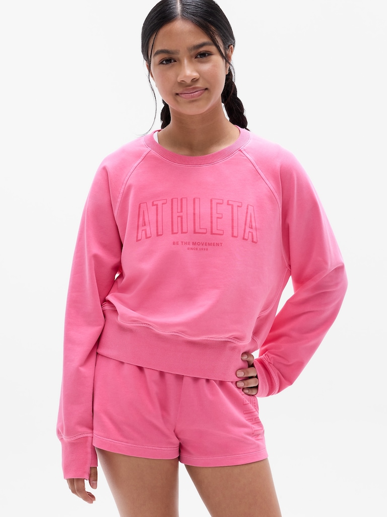 Athleta Girl All Day Crewneck Sweatshirt