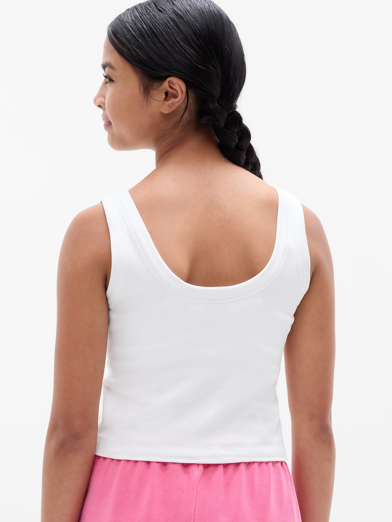 Athleta Girl Rise Above Rib Scoop Tank