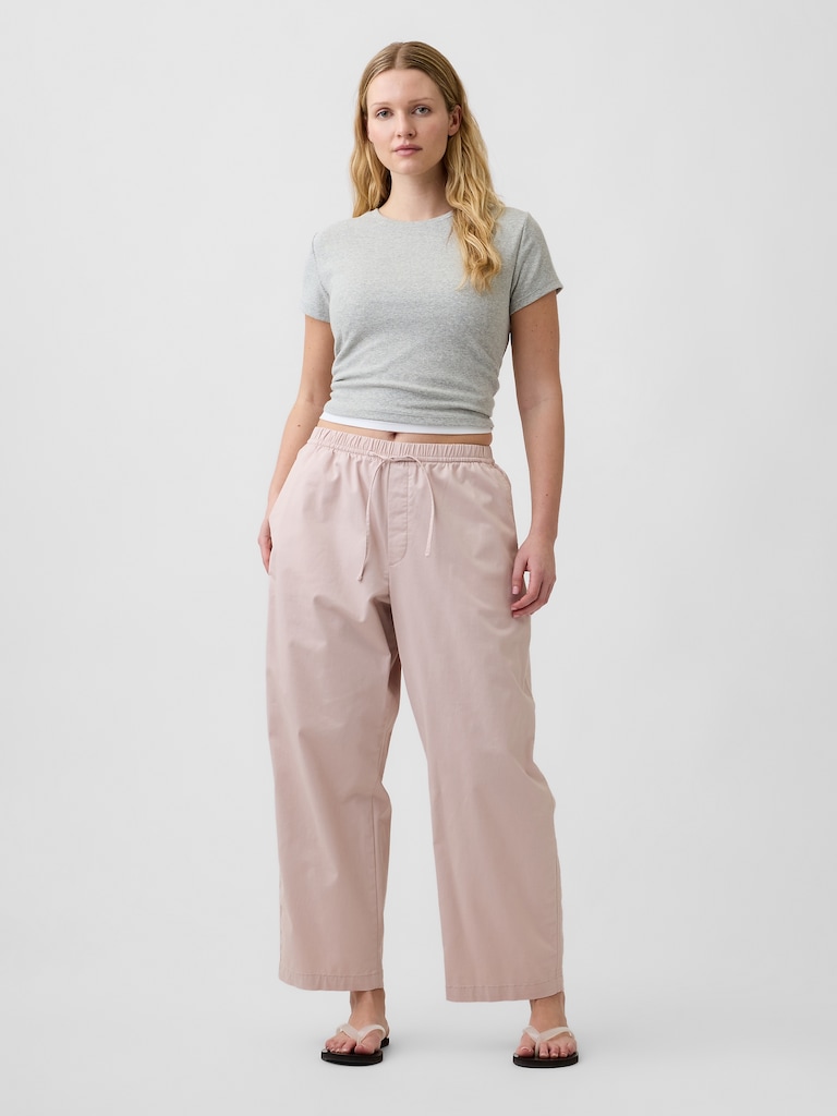 High Rise Easy Barrel Khakis