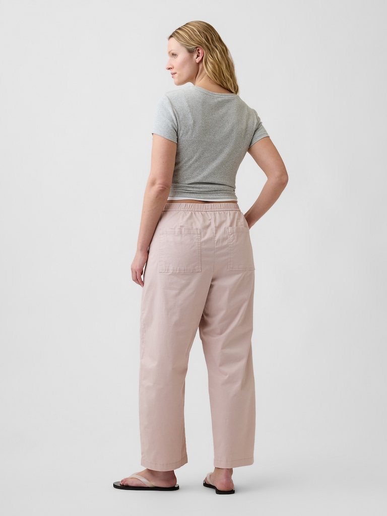High Rise Easy Barrel Khakis