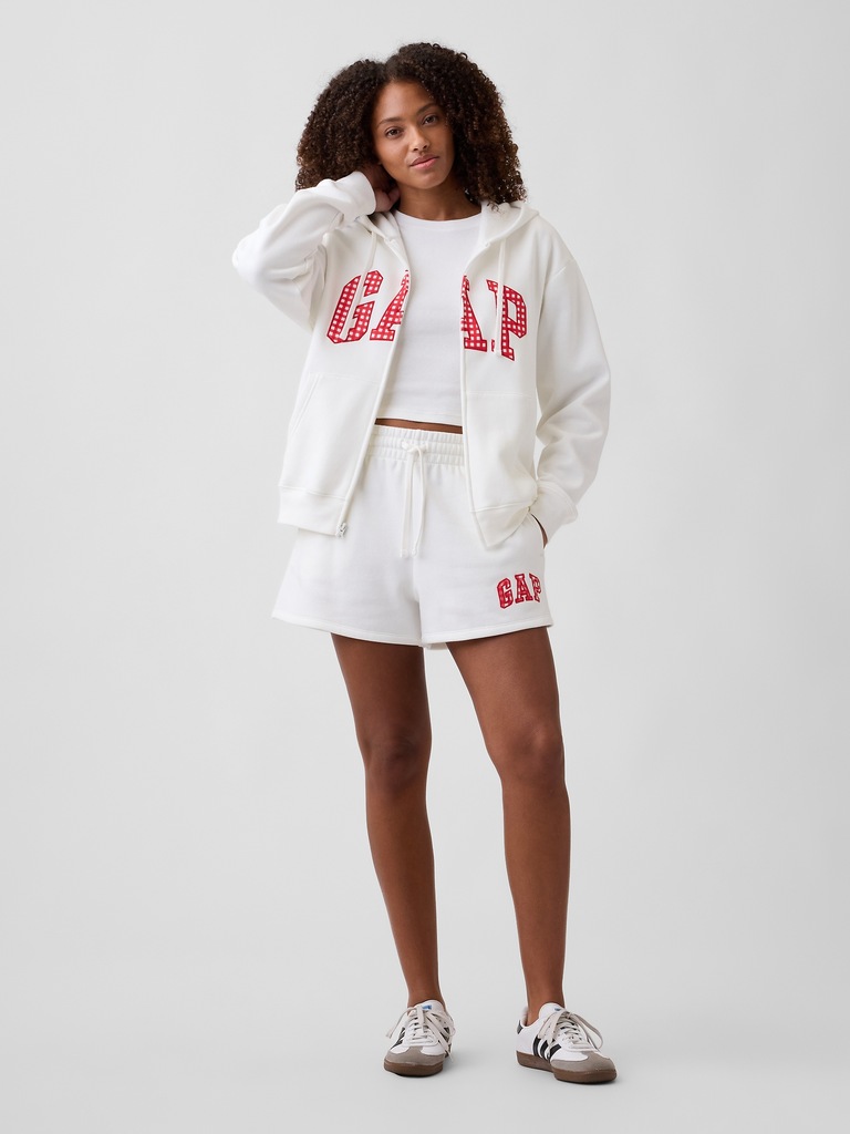 Relaxed Gap Logo Zip Hoodie