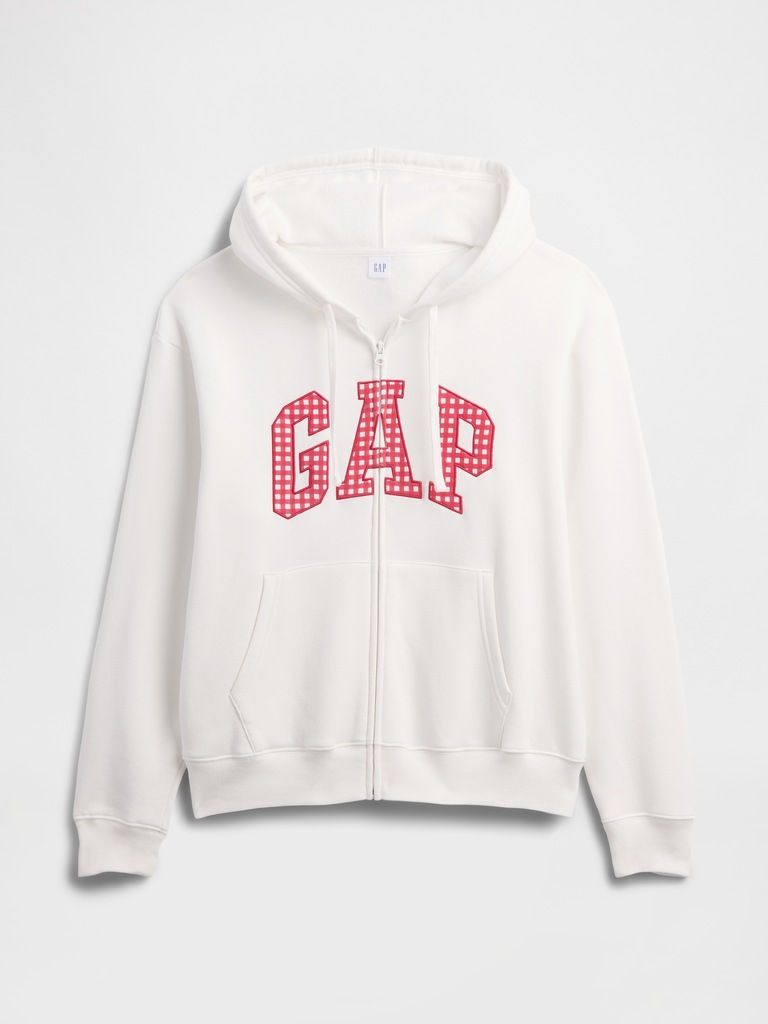 Relaxed Gap Logo Zip Hoodie