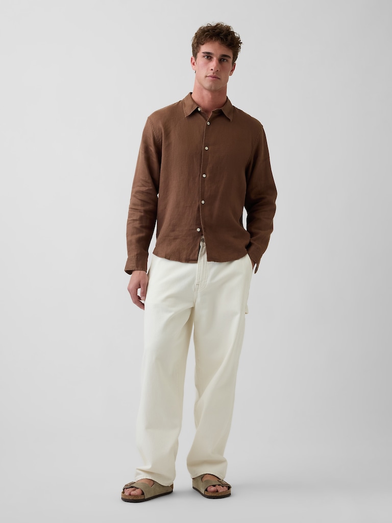 100% Linen Relaxed Shirt
