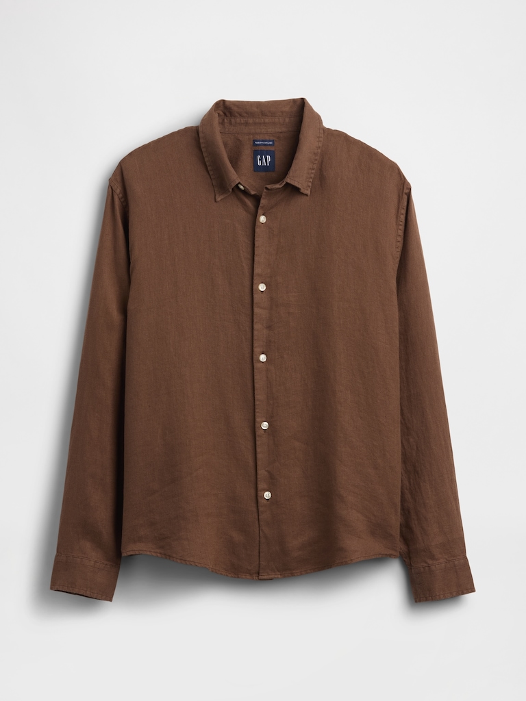 100% Linen Relaxed Shirt