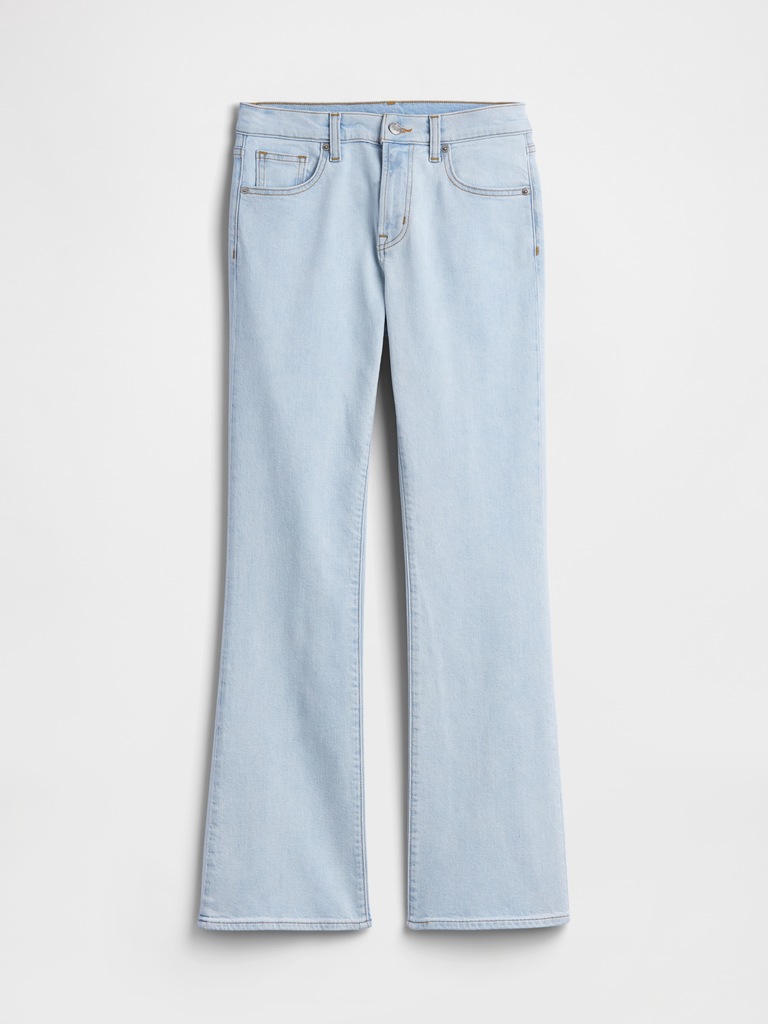 Mid Rise Boot Jeans