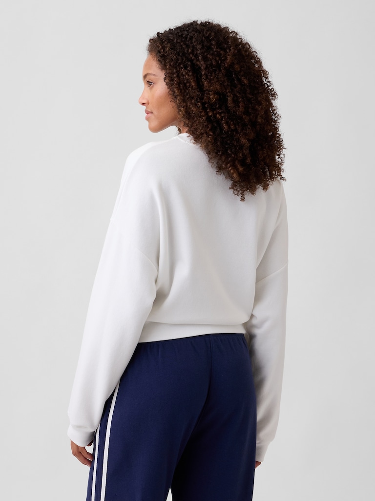 Oversized Gap Graphic Wedge Crewneck Sweatshirt