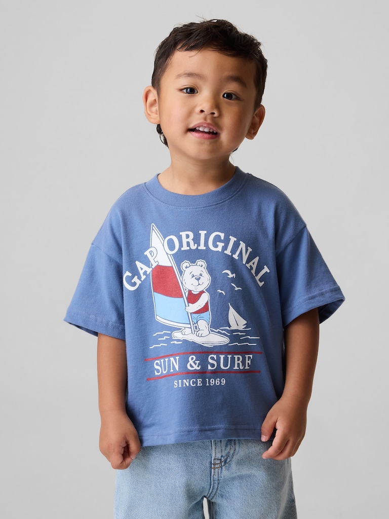 Baby & Toddler Oversized Graphic T-Shirt