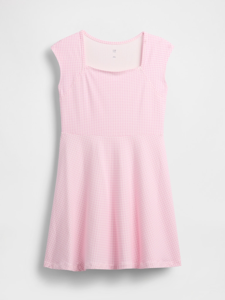 Kids Jersey Square-Neck Dress
