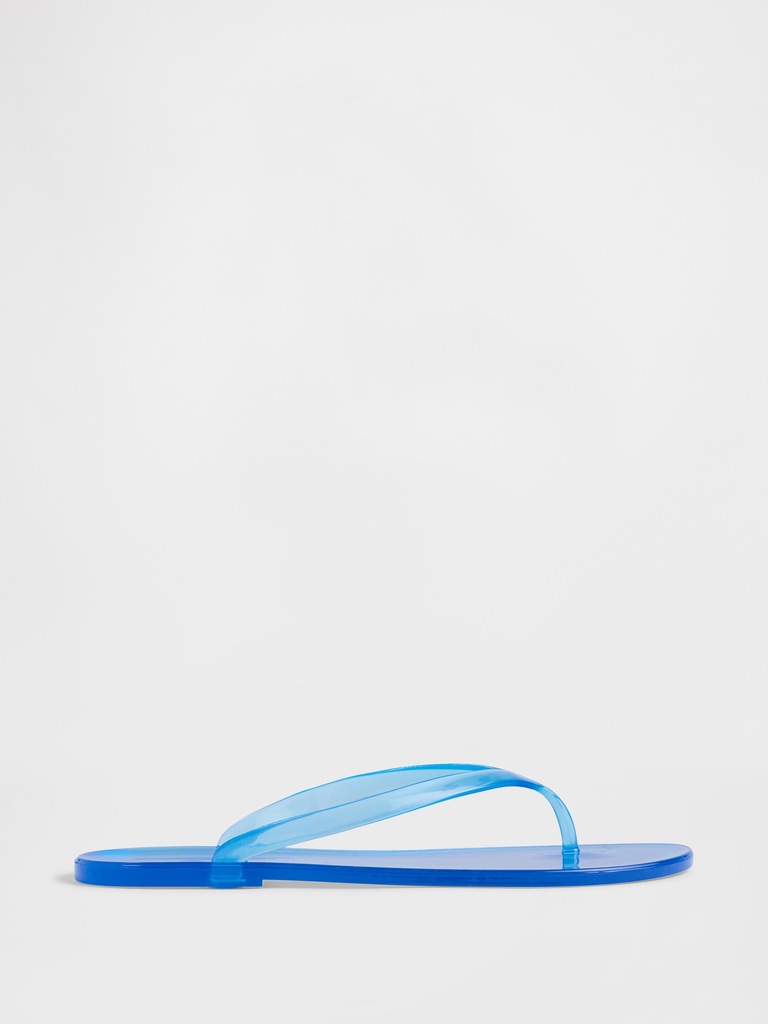 Gap Logo Jelly Flip Flops