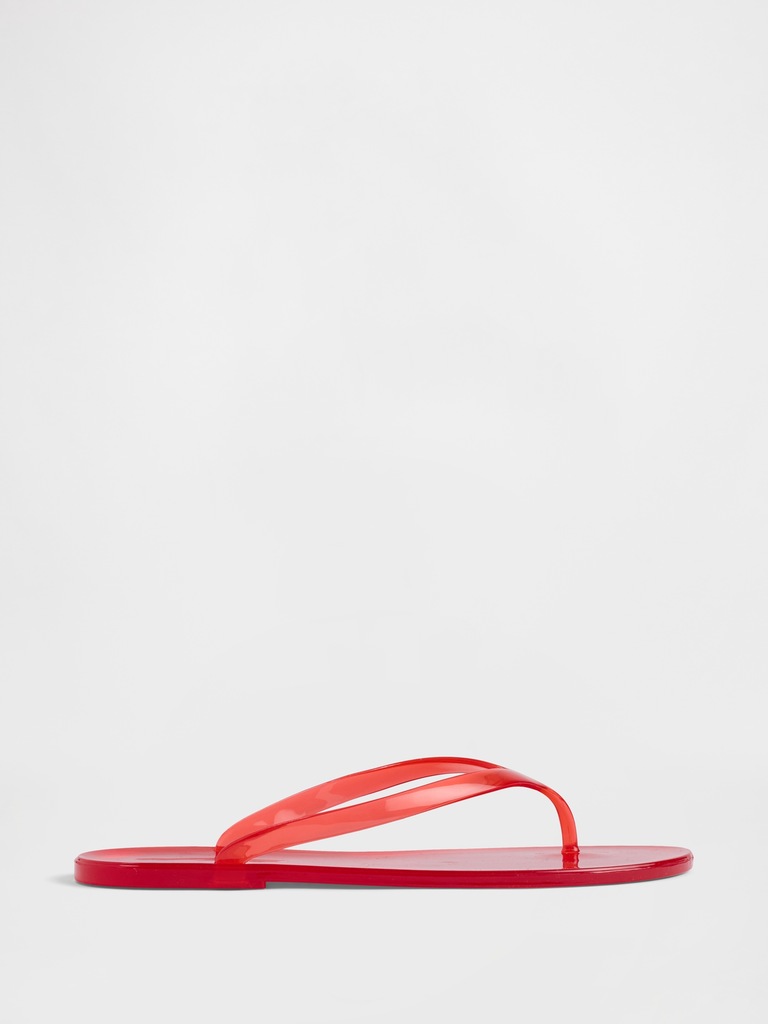Gap Logo Jelly Flip Flops