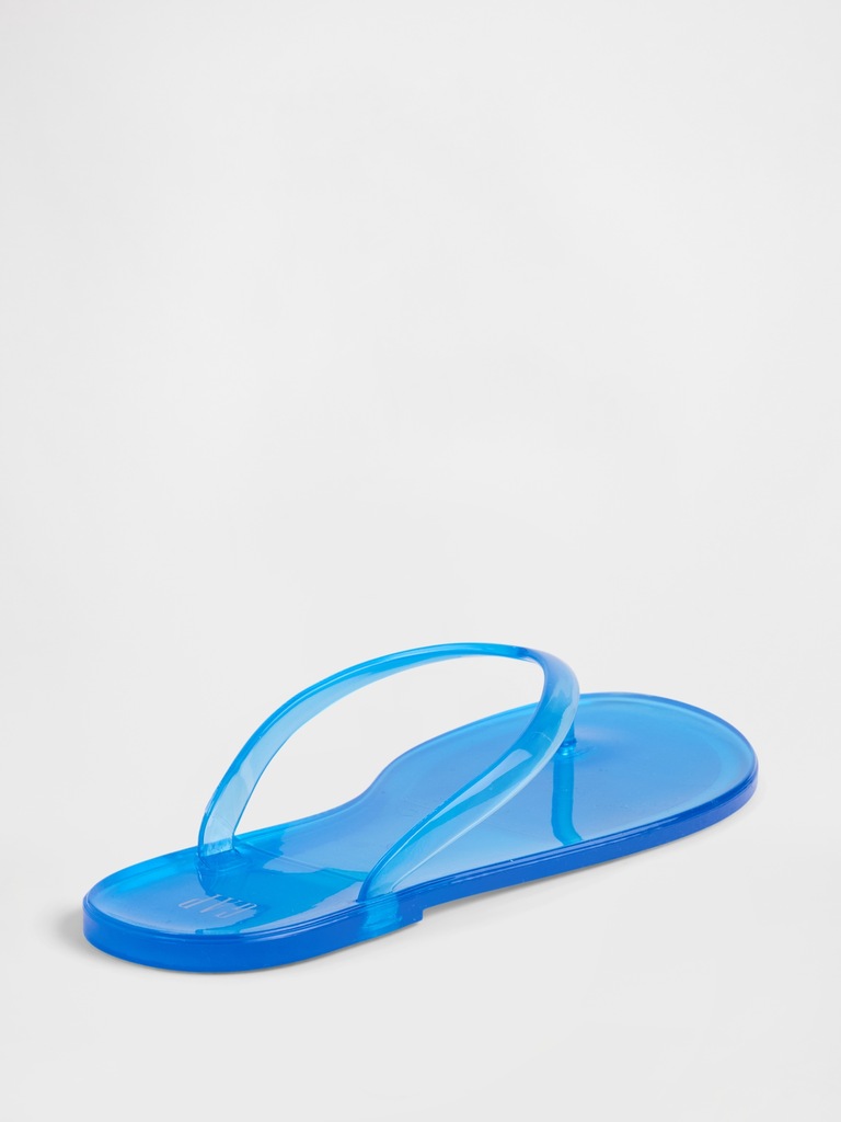 Gap Logo Jelly Flip Flops