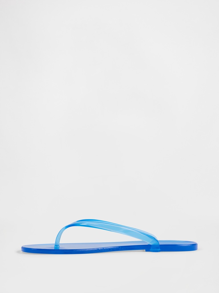 Gap Logo Jelly Flip Flops