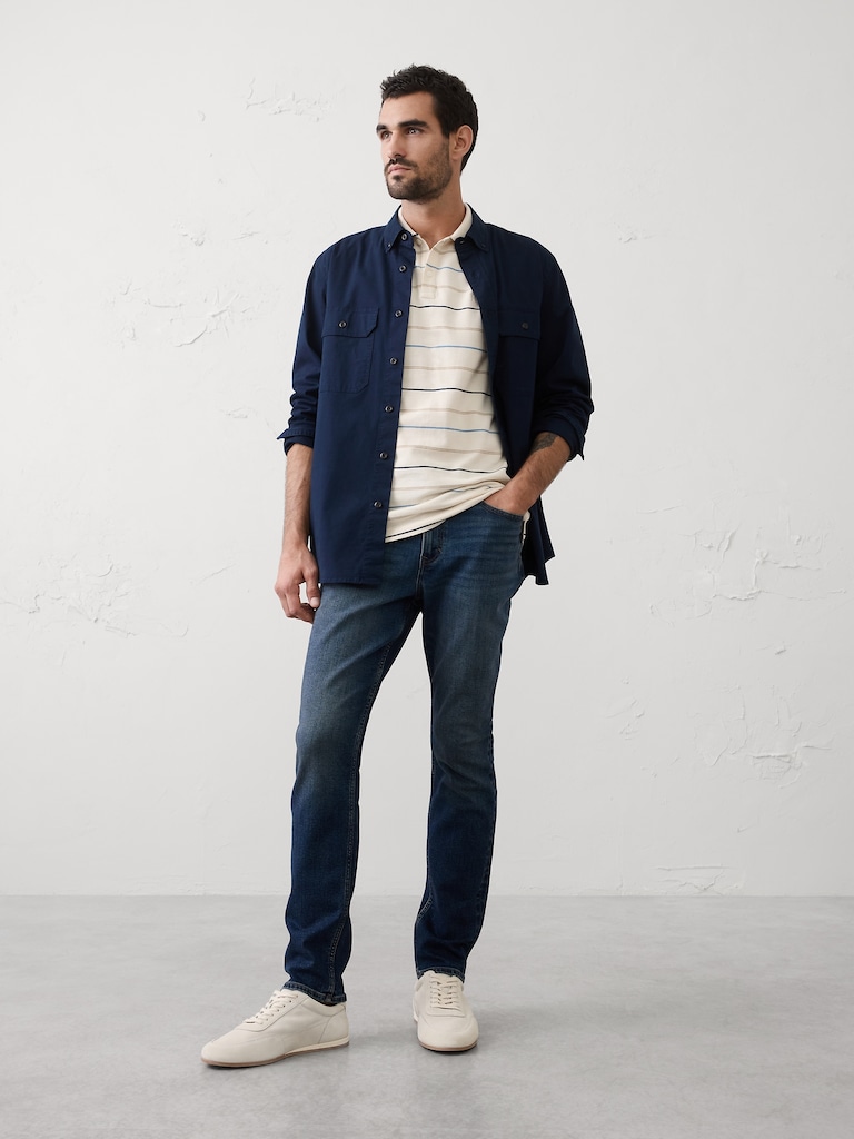 Standard-Fit Pique Polo