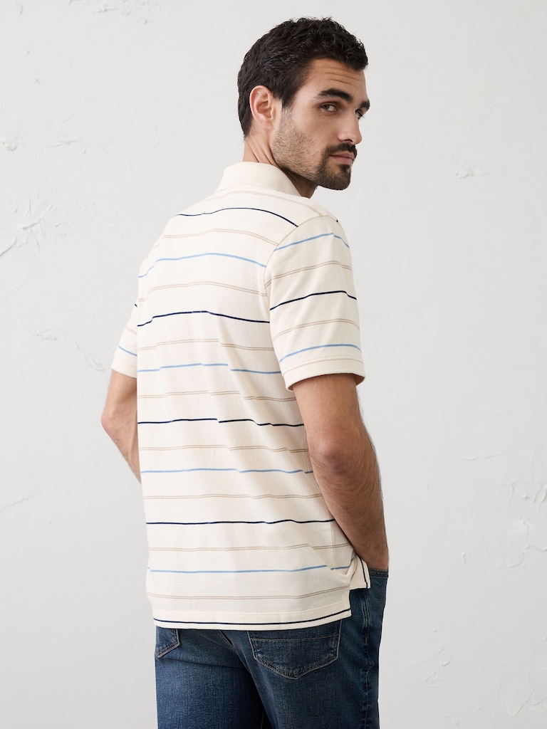Standard-Fit Pique Polo