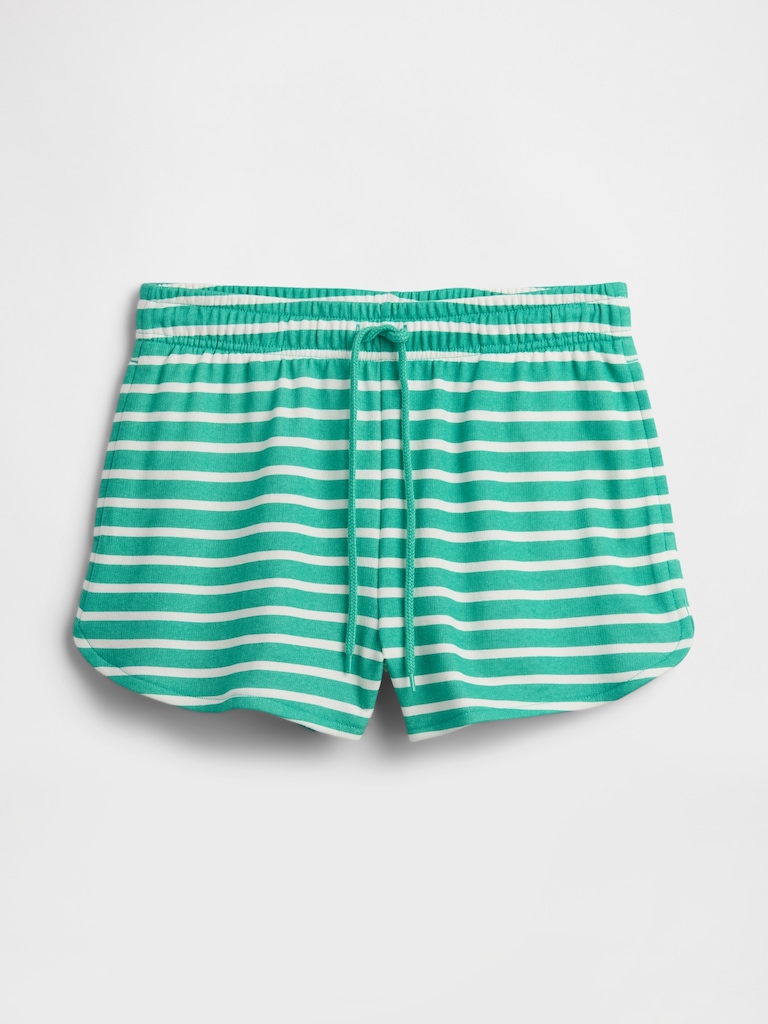 Relaxed French Terry Dolphin Shorts