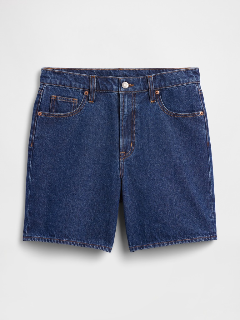 5" Mid Rise Denim Shorts