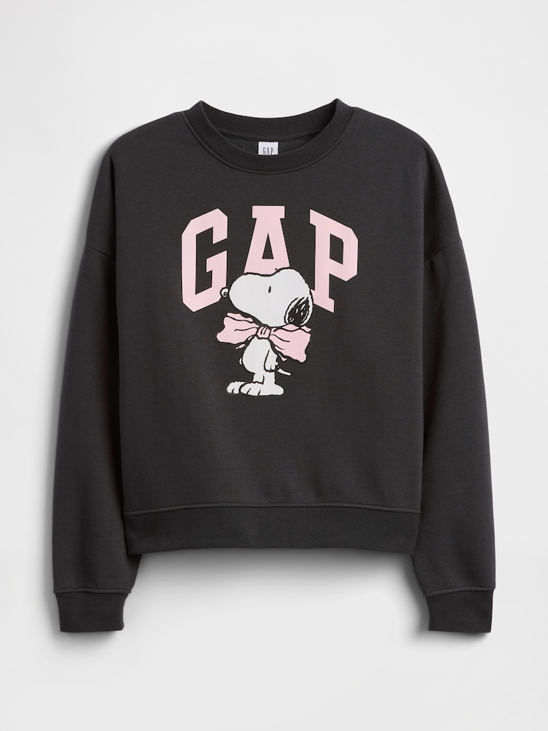 Peanuts Oversized Wedge Crewneck Sweatshirt