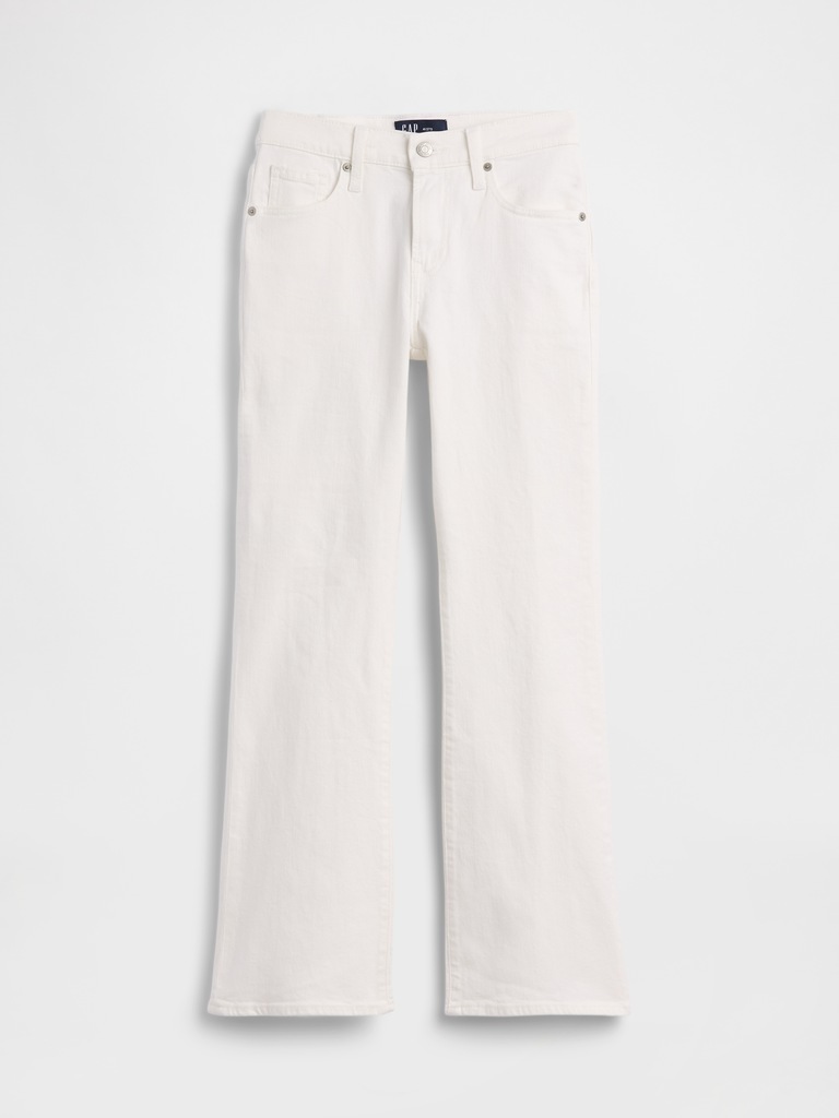 Mid Rise Baby Boot Jeans