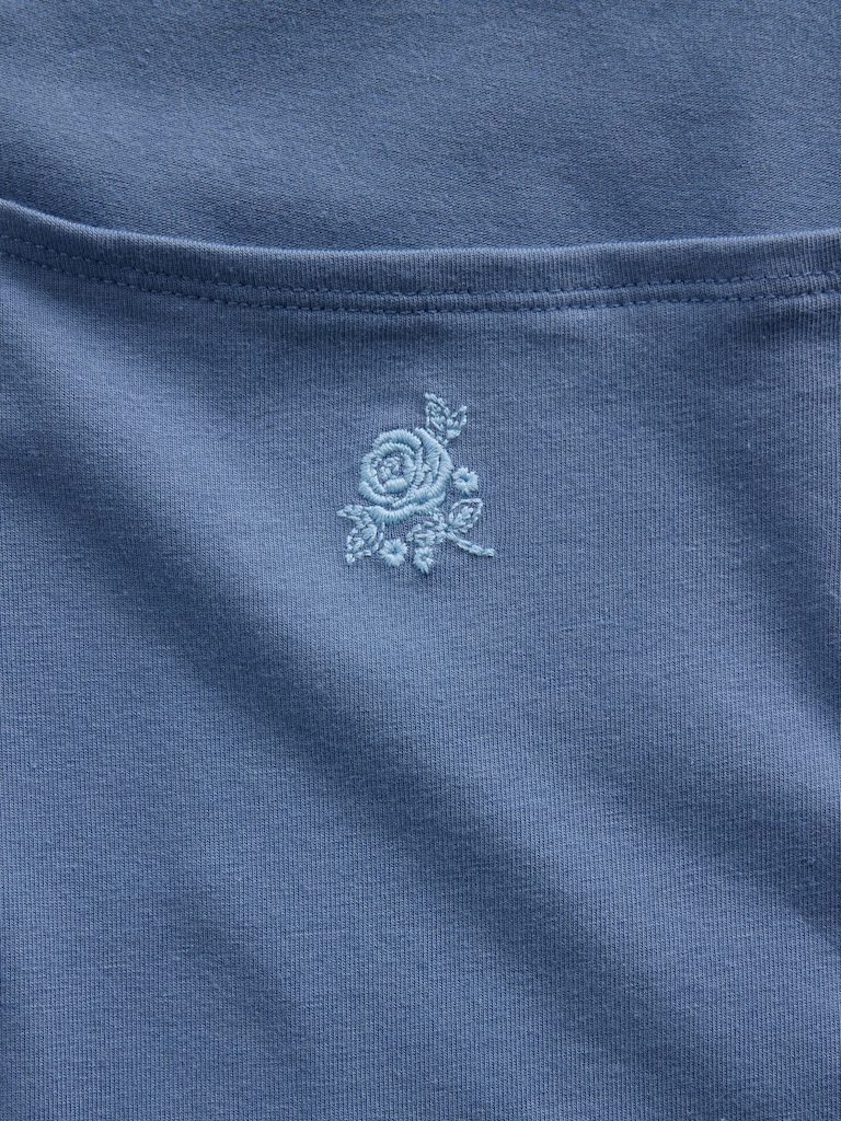 Kids Jersey Square-Neck Dress