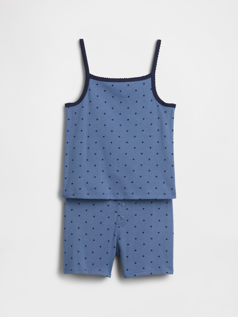 Kids Organic Cotton PJ Shorts Set
