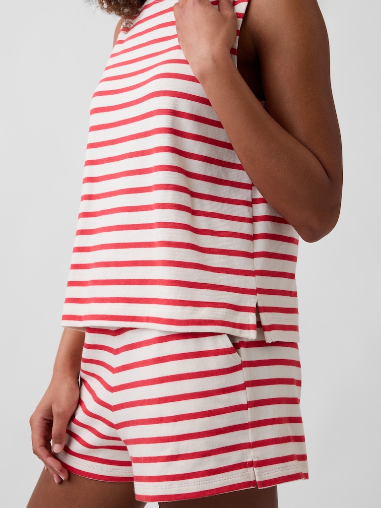 Stripe Boatneck Top
