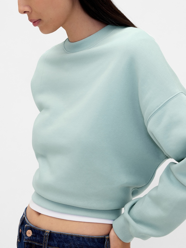 VintageSoft Wedge Crewneck Sweatshirt