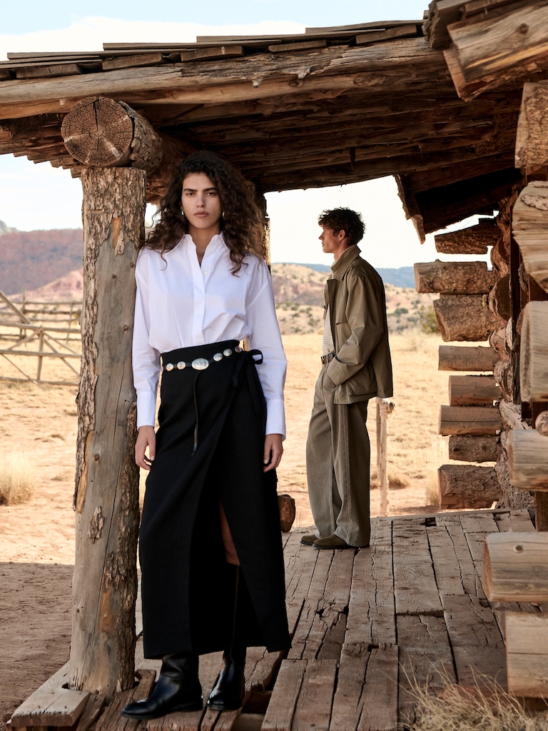 The Oversized Shirt in Cotton Poplin