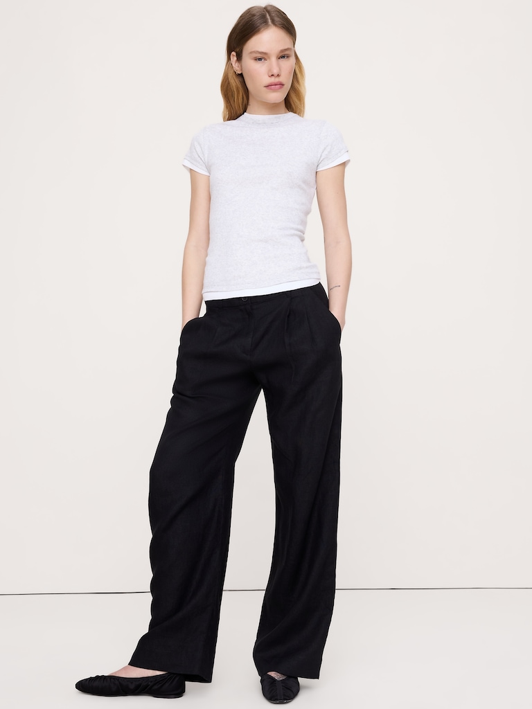 Airy Cotton Layered T-Shirt