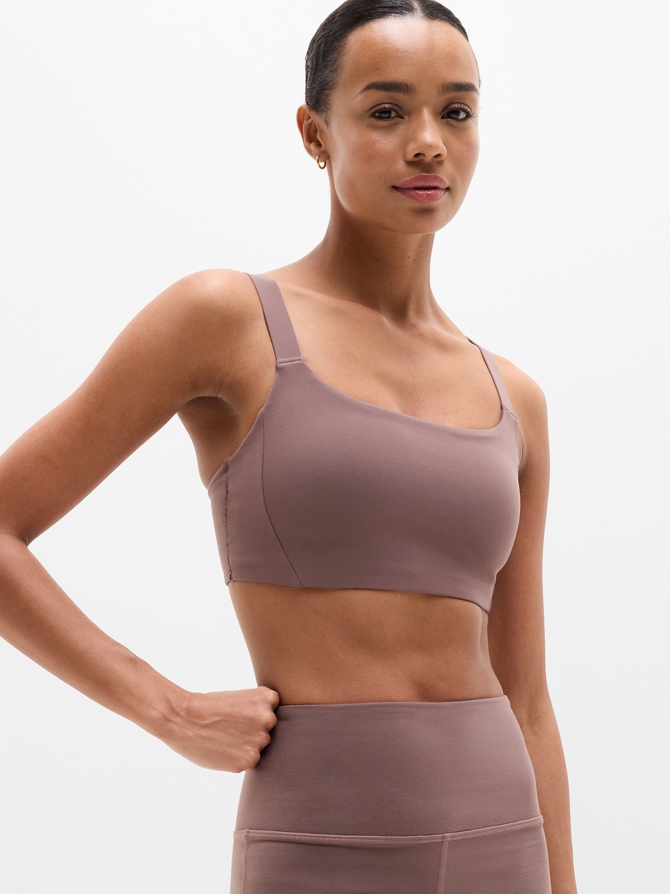 V-Neck Hardware One-Piece Swimsuit