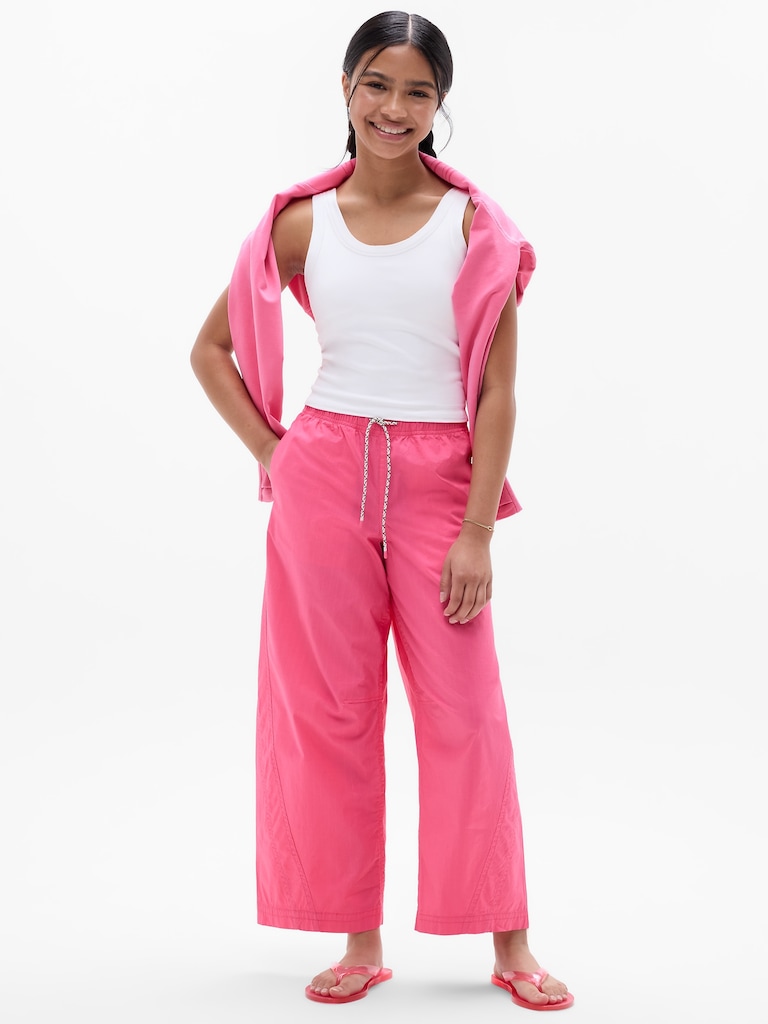 Athleta Girl Woven Barrel Pant