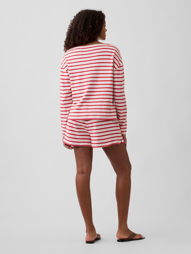 Pull-On Stripe Shorts