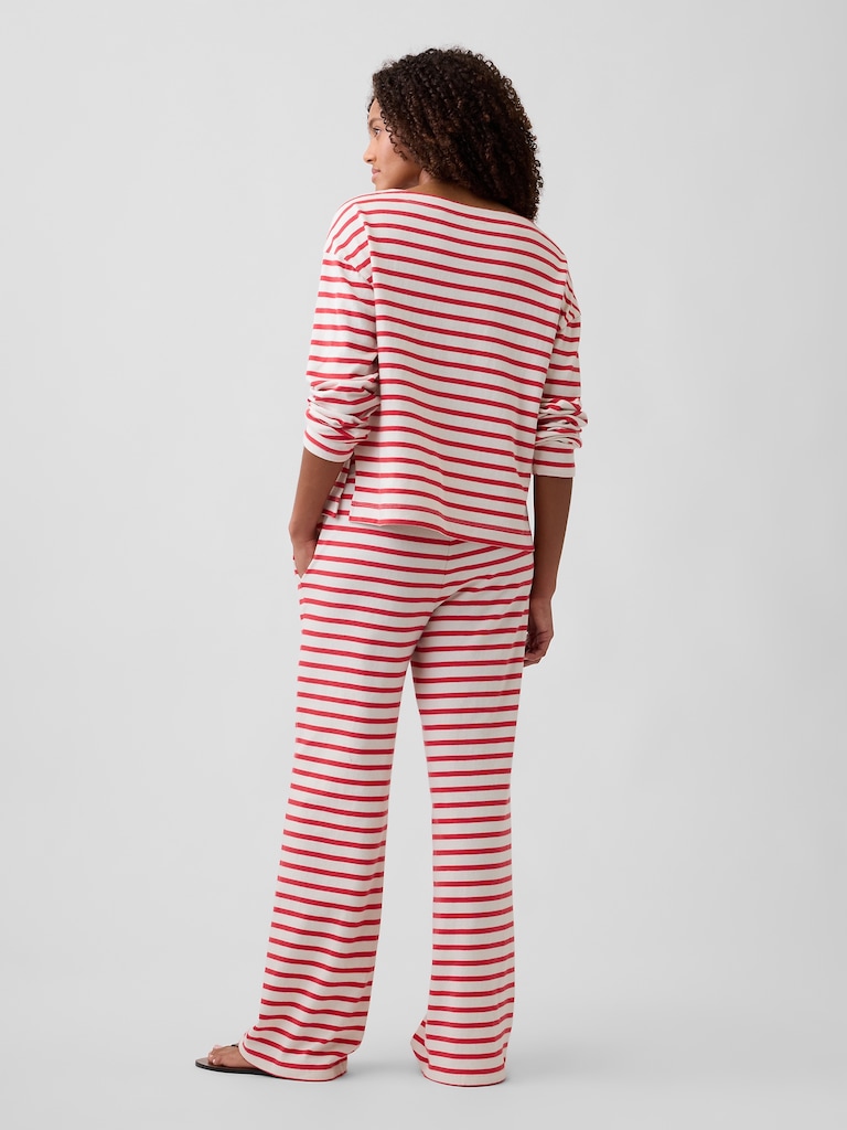 Stripe Pull-On Pants