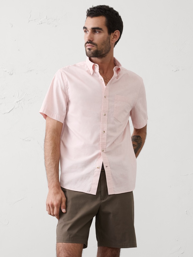 Slim-Fit Softwash Cotton Shirt