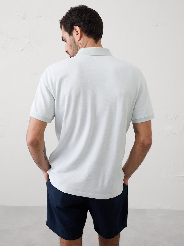 Standard-Fit Pique Polo