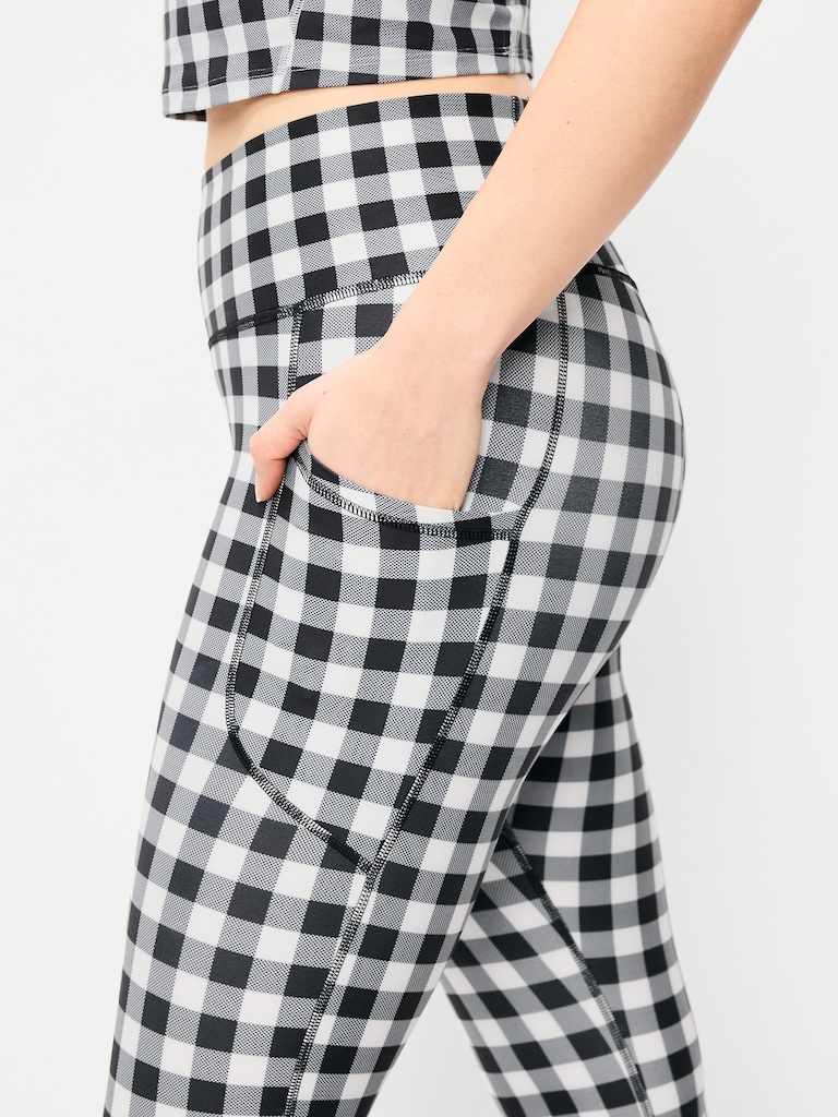 High-Waisted PowerSoft Crop Pocket Leggings