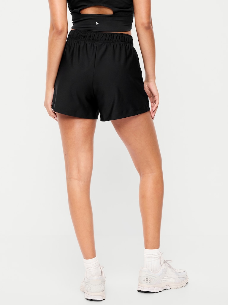 High-Waisted PowerSoft Shorts -- 3.5-inch inseam
