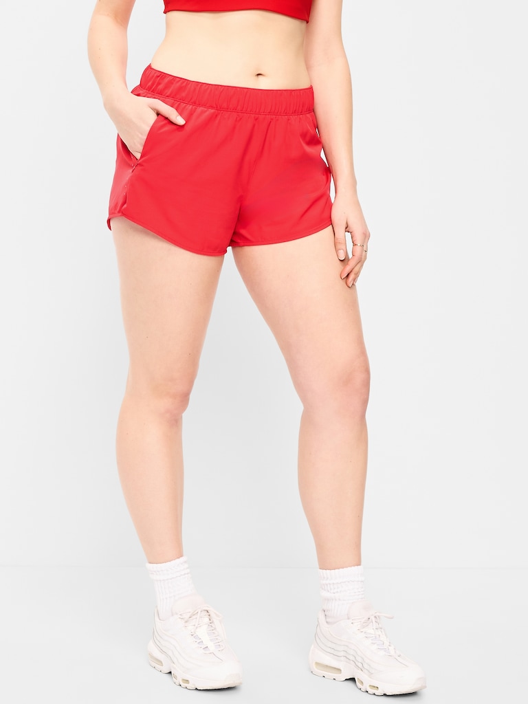 Mid-Rise StretchTech Run Shorts -- 3-inch inseam