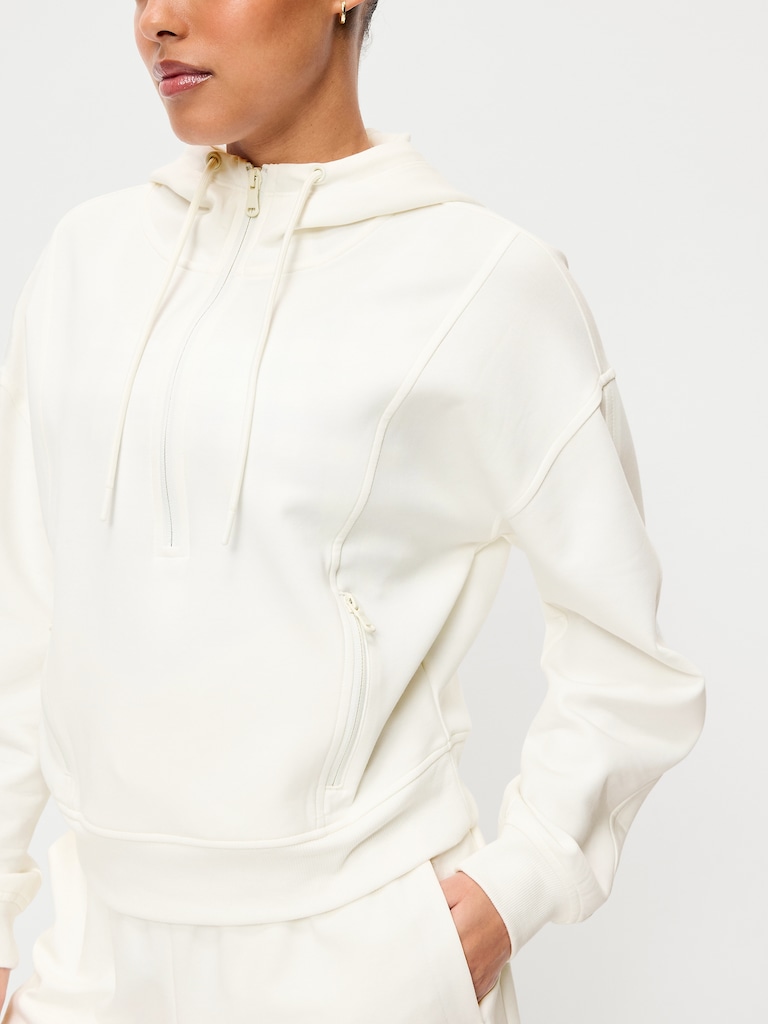 Dynamic Fleece Half-Zip Hoodie Sweatshirt