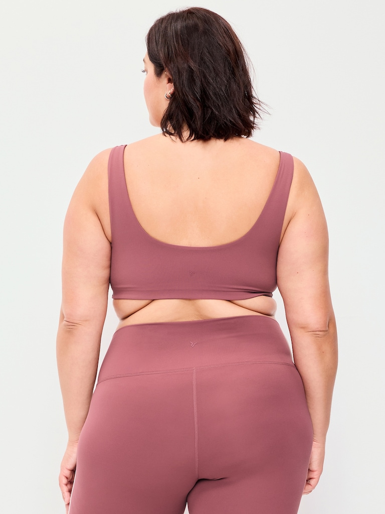 Light Support StudioSmooth Square-Neck Sports Bra