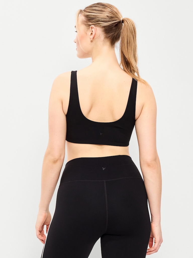 Light Support StudioSmooth Square-Neck Sports Bra