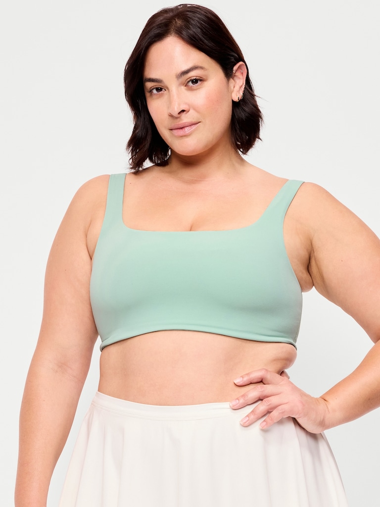 Light Support StudioSmooth Square-Neck Sports Bra